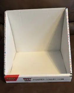 Pokemon Scarlet & Violet 151 Poster Collection Empty Display Box Retail Storage - Image 1