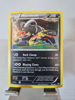 Houndoom Holo Rare Plasma Blast 56/101 Pokemon TCG LP - Image 1