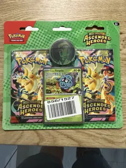 Pokemon Ascended Heroes 2 Pack Blister Erika's Tangela Sealed Brand New - Image 1