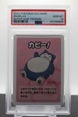 PSA 10 - Snorlax - 2023 Pokemon Old Maid - Image 1