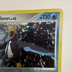 Pokemon TCG Empoleon 4/130 Diamond & Pearl Holo Rare Stage 2 Card 2007 - Image 5