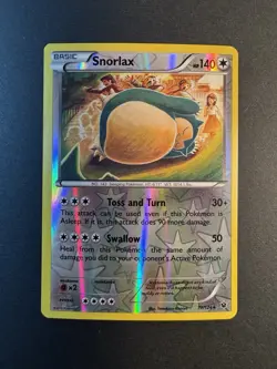 Snorlax - 77/124 - Reverse Holo Rare - XY Fates Collide Pokemon TCG - LP - Image 3