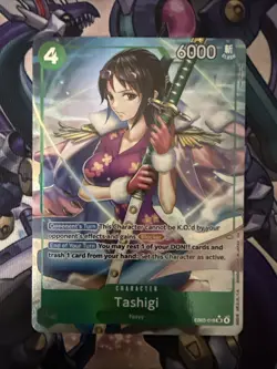 One Piece TCG Tashigi EB03-018 SR Alternate Art Near Mint - Image 1