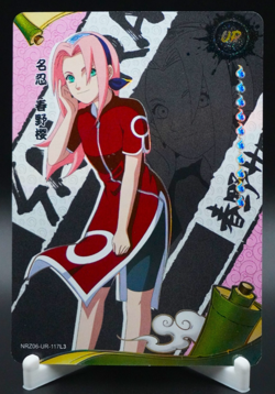Sakura Haruno NRZ06-UR-117L3 Naruto Kayou Card Tier 4 Wave 6 NM - Image 1
