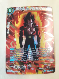 SS4 VEGETA, RISE OF THE SUPER WARRIOR-DBS CARD GAME-BT11-052 SUPER RARE - Image 1