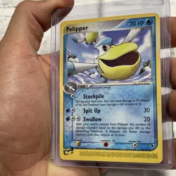 Pelipper 19/109 Regular Rare EX Ruby & Sapphire Pokemon TCG MP/LP Vintage Card - Image 2