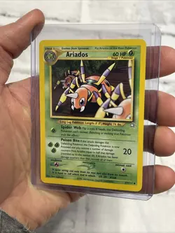 Ariados 27/111 Uncommon Neo Genesis Unlimited Pokemon TCG Card WOTC 2000 Vtg LP+ - Image 2