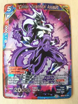 COOLER, TYRANNICAL ASSUALT-DRAGONBALL SUPER CARD GAME-BT9-103 SUPER RARE - Image 1