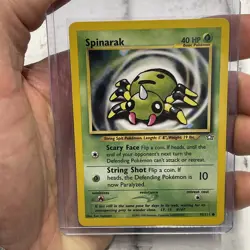 Pokemon Neo Genesis - Spinarak Pokemon Card 75/111 UNLIMITED EDITION VTG NM WOTC - Image 1