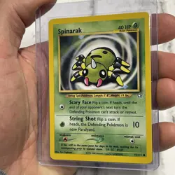 Pokemon Neo Genesis - Spinarak Pokemon Card 75/111 UNLIMITED EDITION VTG NM WOTC - Image 2