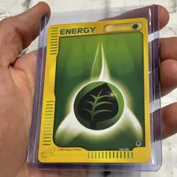 GRASS ENERGY 162/165 Expedition - eREADER - VINTAGE WOTC Pokemon Card 2002 NM/MT - Image 2