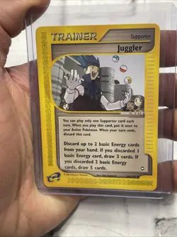 Pokemon Juggler 126/147 TRAINER Aquapolis Set Pokemon Card Uncommon Vintage NM - Image 1