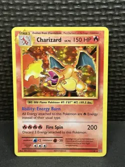 Charizard XY 11/108 Holofoil (LP) XY Evolutions Pokemon Card 2016 Holo Rare LP - Image 1