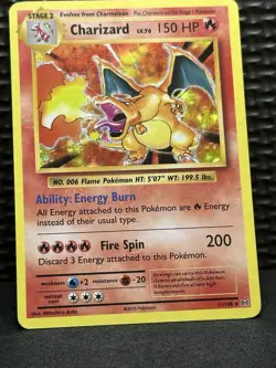 Charizard XY 11/108 Holofoil (LP) XY Evolutions Pokemon Card 2016 Holo Rare LP - Image 2