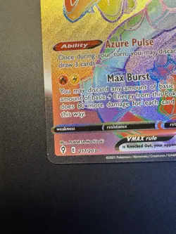 Rayquaza VMax 217/203 Evolving Skies Pokemon Card - Image 5