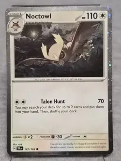 Noctowl - 127 (Cosmos Holo) 127/162 SV: Scarlet & Violet Promo Cards Holo NM - Image 1