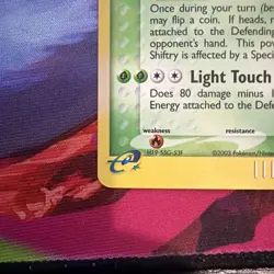 Pokemon TCG Shiftry EX Sandstorm Holo Rare Card 12/100 - Image 3