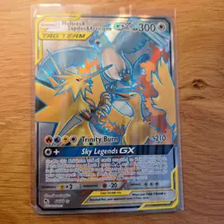 Moltres Zapdos Articuno GX Tag Team HOLO 66/68 Hidden Fates MINT Pokemon Card - Image 1
