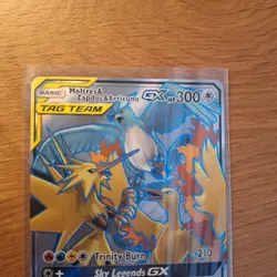 Moltres Zapdos Articuno GX Tag Team HOLO 66/68 Hidden Fates MINT Pokemon Card - Image 2