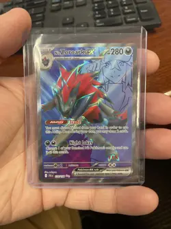 N's Zoroark ex 175/159 Sv09: Journey Together Holo Pokemon Card TCG NM UR - Image 1