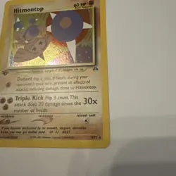Pokemon Cards Neo Discovery 1st Edition Rare Holo Hitmontop 3/75 WOTC - Image 3