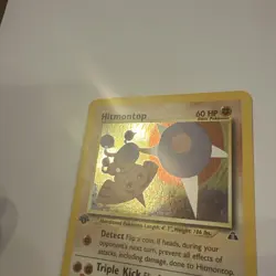 Pokemon Cards Neo Discovery 1st Edition Rare Holo Hitmontop 3/75 WOTC - Image 4
