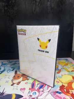 Pokemon 25th Anniversary Jumbo Cards Complete Set First Partner Pack Binder - Image 1