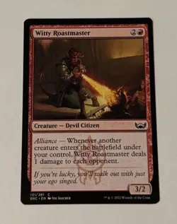 MTG Witty Roastmaster - Streets of New Capenna LP - Image 1