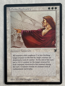 1x Infinite Authority Legends MTG Magic the Gathering MP/LP - Image 1