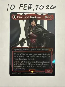 Clive, Ifrit's Dominant (Borderless) (Surge Foil) (0530) Final Fantasy Foil - Image 1