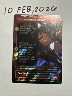 Clive, Ifrit's Dominant (Borderless) (Surge Foil) (0530) Final Fantasy Foil - Image 3