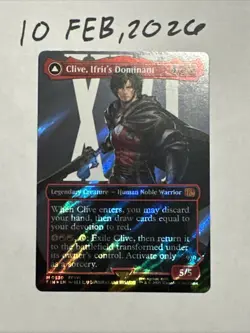 Clive, Ifrit's Dominant (Borderless) (Surge Foil) (0530) Final Fantasy Foil - Image 4