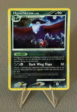 Pokemon Honchkrow 10/123 Holo Diamond & Pearl Mysterious Treasures Holo Rare MP - Image 1