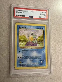 2023 POKEMON CLB-TRADING CARD GAME CLASSIC #001 SQUIRTLE PSA 10 001/034 - Image 1