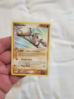 LP/NM Pokemon EX Unseen Forces 25/115 Card - Hitmonlee - Image 1