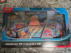 Pokemon Tcg Snorlax Ex and Blissy Ex Special Collection Box - Image 1