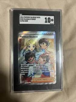 Pokemon Paldean Student Ultra Rare Paldean Fates - SGC 10 GEM MINT 💎SHOOT OFFER - Image 1