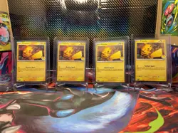 Pikachu Stamped Pokemon Day 2026 051/162 Cosmos Holo Promo NM TEF 51 x4 - Image 1