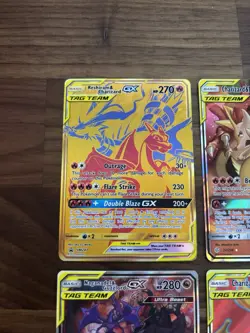 Lot of 4 NM Tag Team Pokemon Cards - Image 2