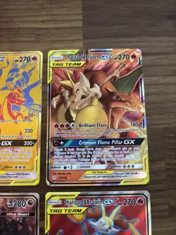 Lot of 4 NM Tag Team Pokemon Cards - Image 3