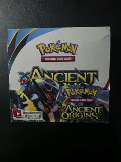 Pokemon XY Ancient Origins Empty Booster Box No Packs - Image 1