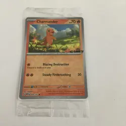 Charmander 004/165 Reverse Holo Stamped EB Games Sealed Promo - Pokemon TCG - Image 1