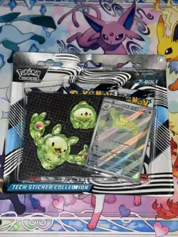 Pokemon Scarlet Violet Black Bolt Tech Sticker Collection 3 Pack Blister - NEW - Image 1