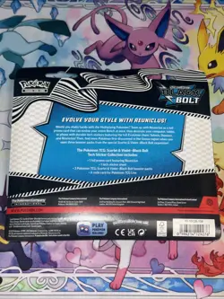 Pokemon Scarlet Violet Black Bolt Tech Sticker Collection 3 Pack Blister - NEW - Image 2