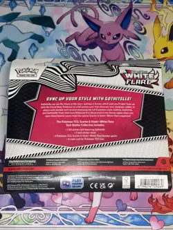 Pokemon Scarlet Violet White Flare Tech Sticker Collection 3 Pack Blister - NEW - Image 2