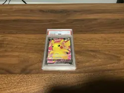 2020 POKEMON SWORD & SHIELD VIVID VOLTAGE #170 FULL ART/PIKACHU V PSA 9 - Image 1