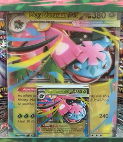 POKEMON TCG MEGA VENUSAUR ex HP 380 PREMIUM COLLECTION BOX with 8 Booster Packs - Image 2