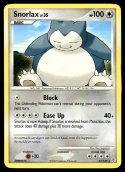 Snorlax - 37/130 Diamond & Pearl - Pokemon TCG - 2007 - Image 1
