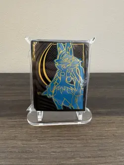 Pokemon TCG Mega Evolution Mega Lucario New Sealed ETB Sleeves - Image 1