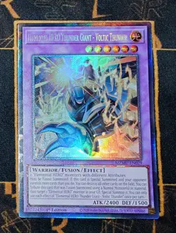 YUGIOH Elemental HERO Thunder Giant - Voltic Thunder MZMU-EN029 Collector's Rare - Image 1